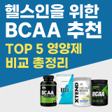 헬스인을 위한 BCAA 추천 TOP 5 영양제 비교 총정리