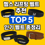 헬스 리프팅 벨트 추천